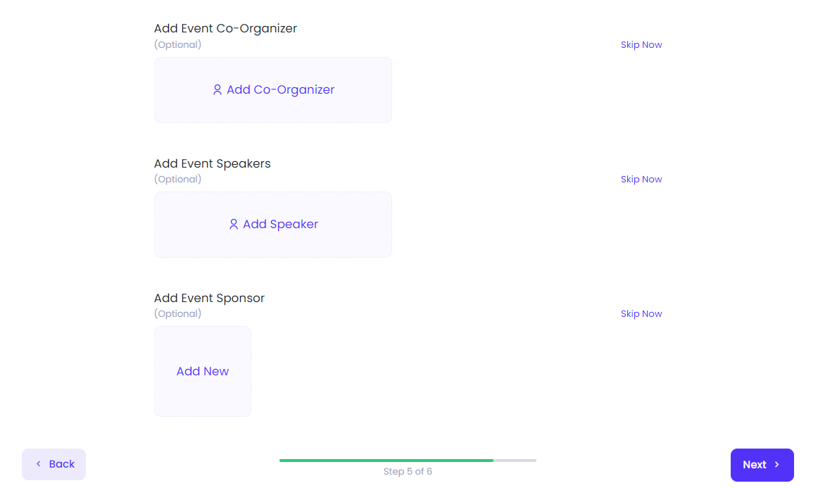 Create Online Event